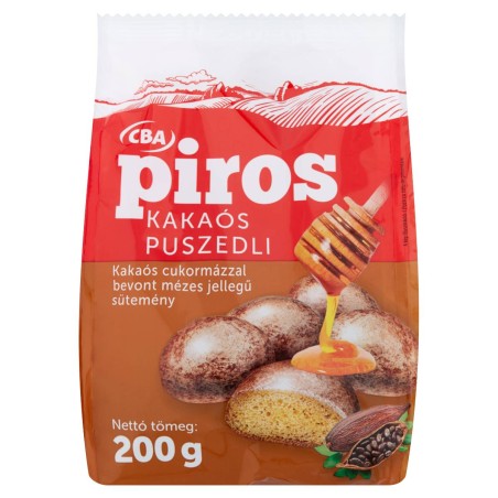 CBA Piros mézes puszedli kakaó 200g