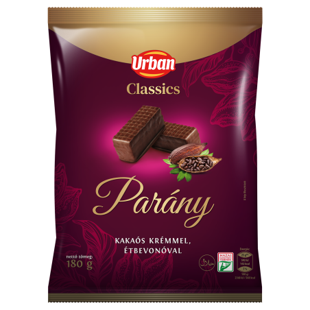 Urban Classics parány kakaós krémmel, étbevonóval 180 g