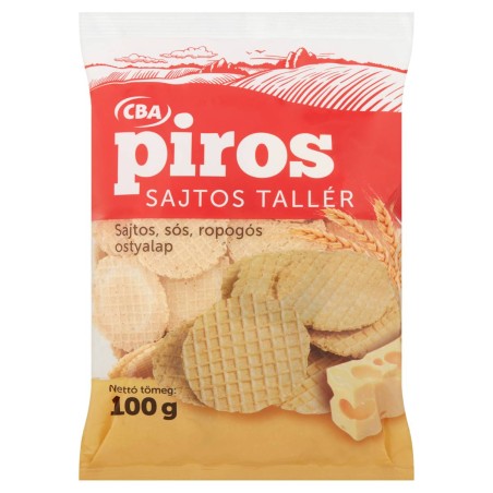 CBA Piros sajtos tallér 100g