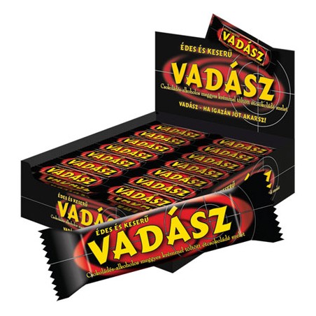 Vadász szelet étcsokoládé Alkoholos-meggyes 25g