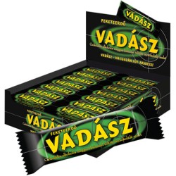 Vadász szelet tejcsokoládé feketeerd., alkoholos meggyes 25g