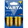 Varta Longlife alkáli ceruza elem 4BL, 4db