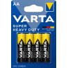 Varta Superlife, Super Heavy Duty AA ceruza elem 4BL, 4db