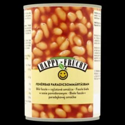 Happy Frucht fehérbab paradicsommártásban 400 g/240g