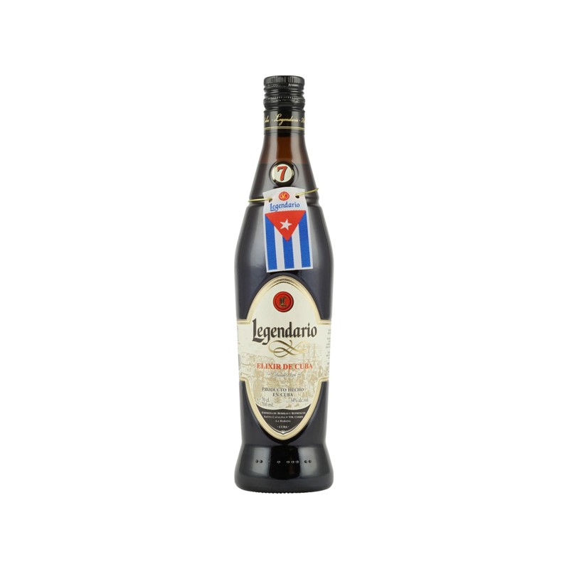 Legendario Elixir de Cuba 7 éves rum 34% 0,7l