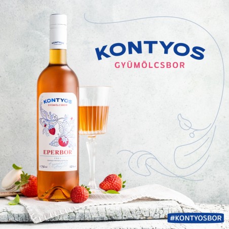 Kontyos édes eperbor 12% 0,75l