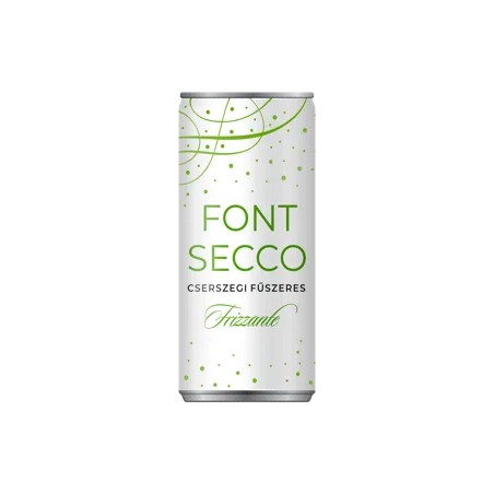 Font Secco Cserszegi gyöngyözőbor 0,25l