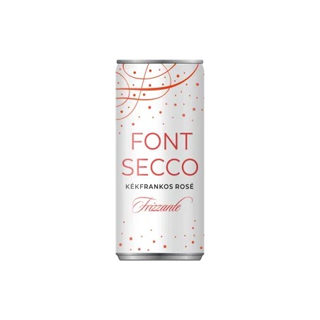 Font Secco Kékfr.Rosé gyöngyözőbor 0,25l