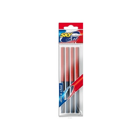 Sky Art piros/kék postairon, Vonalvastagság 3mm  (4db/OPP)