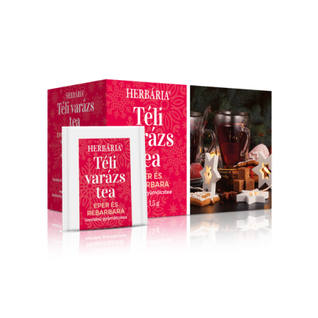 Herbária Téli Varázs eper-rebarbara ízű filter tea  20x1,5g