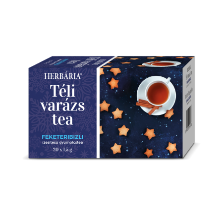 Herbária Téli varázs feketeribizli ízű filter tea  20x1,5g