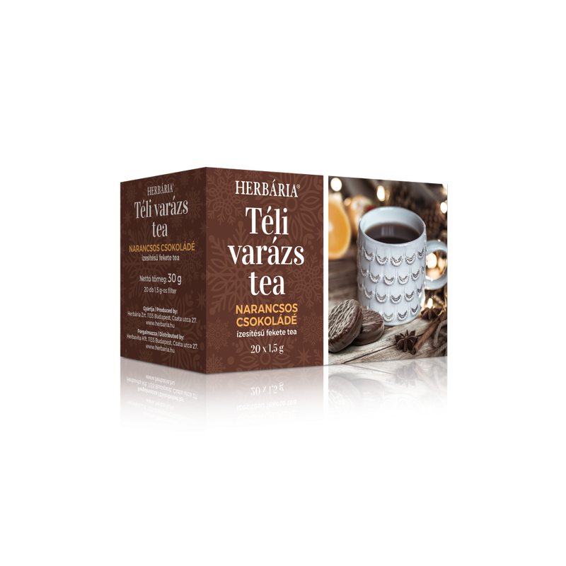 Herbária Téli varázs narancsos csokoládé ízű filter tea 20x1,5g