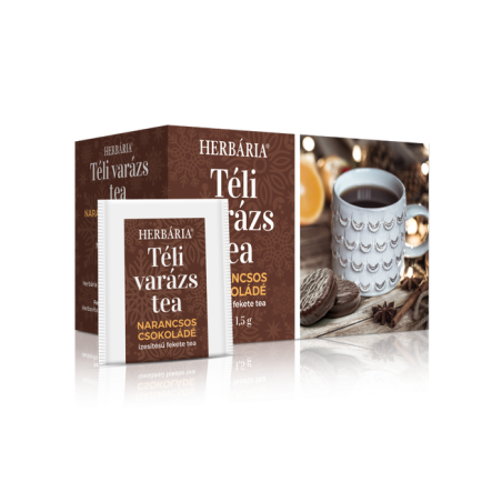 Herbária Téli varázs narancsos csokoládé ízű filter tea 20x1,5g