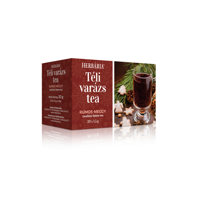 Herbária Téli varázs rumos meggy ízesítésű tea 20x1,5g