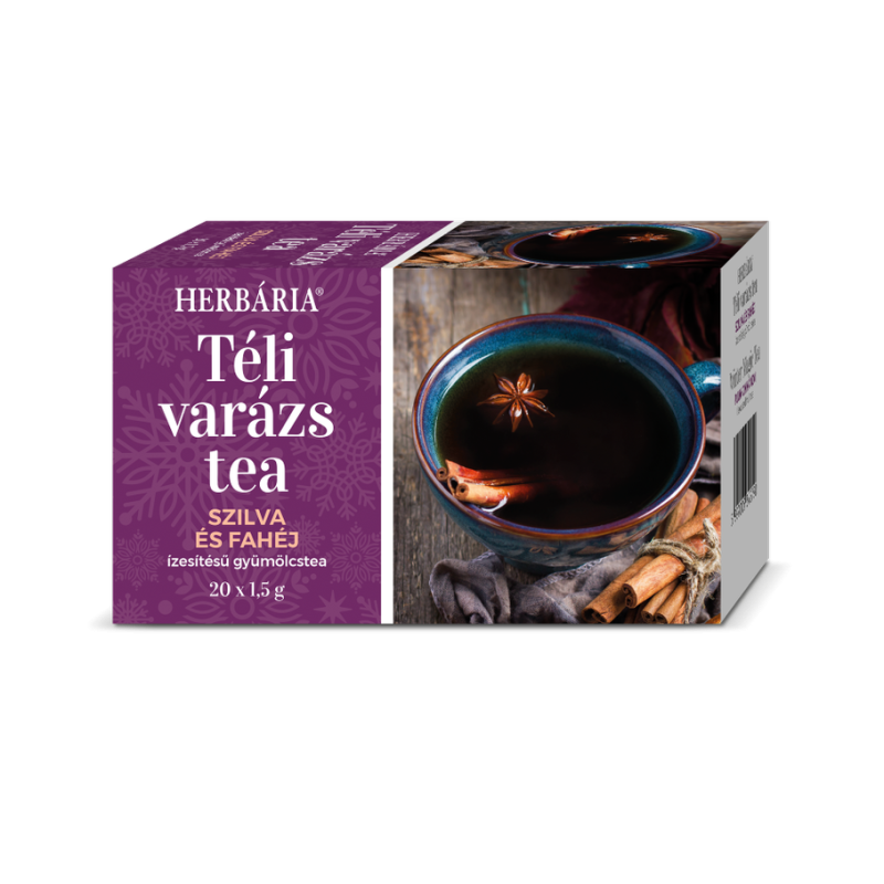 Herbária Téli Varázs szilva-fahéj ízű filter tea  20x1,5g