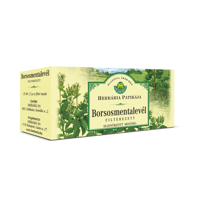 Herbária Borsosmentalevél(Menthae piperitae folium) 25x1,5g