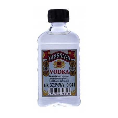 Yassnaya vodka 37,5% lapos PET 0,04l