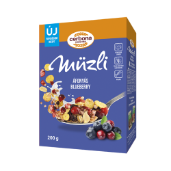 Cerbona dobozos müzli áfonyás 200g