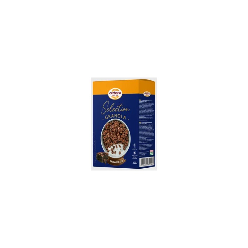 Cerbona dobozos granola-müzli brownie 200g