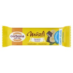 Cerbona müzliszelet banános 20g