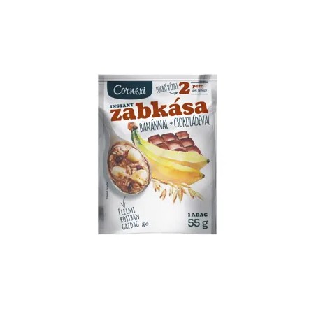 Cornexi zabkása banán-csoki 55g