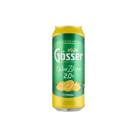 Gösser NaturZit.0,5l dob.citrom 2,0%, drs