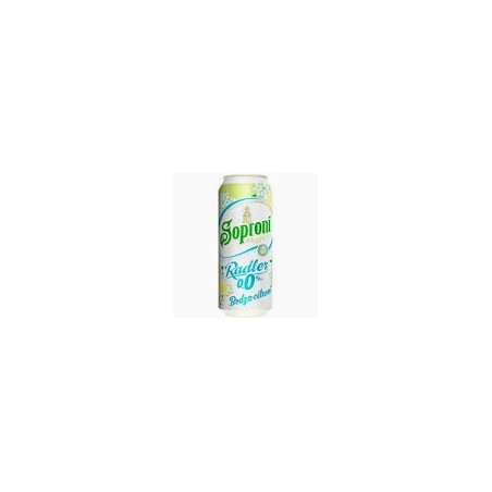 Soproni 0,5l dob. bodza-citrom 0,0%, drs