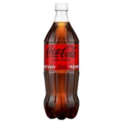Coca cola zero pet szénsavas üdítő 1l, drs
