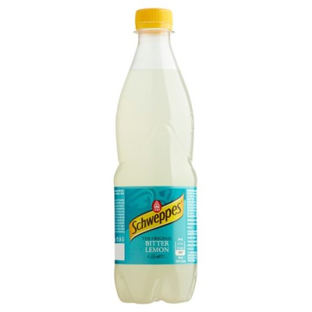 Schweppes Bitter Lemon citromízű szénsavas üdítőital cukorral és édesítőszerekkel 0,5 l, drs