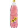 Schweppes Pink Tonic feketeribizli ízű szénsavas üdítőital cukorral és édesítőszerekkel 1,5L Pet, drs