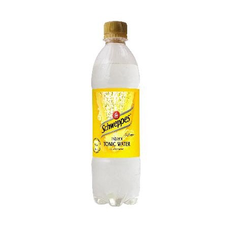 Schweppes Indian Tonic tonic kivonattal készült szénsavas üdítőital 0,5L Pet, drs