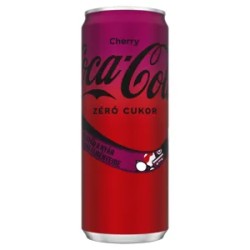 Coca cola cherry Zéró, dob....