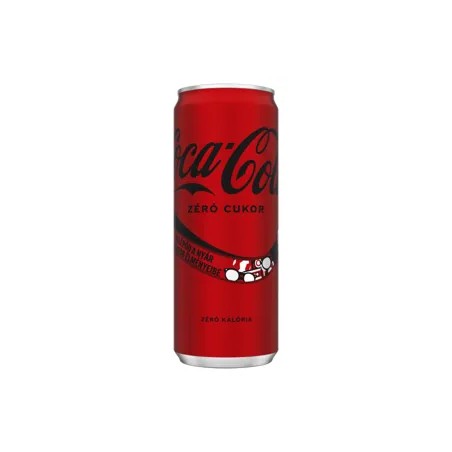 Coca cola zero sleek dob.sz.üdítő 0,33l, drs