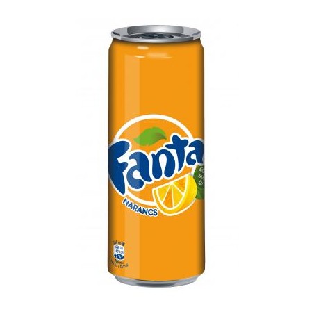 Fanta narancs sleek dob.sz.üdítő 0,33l, drs