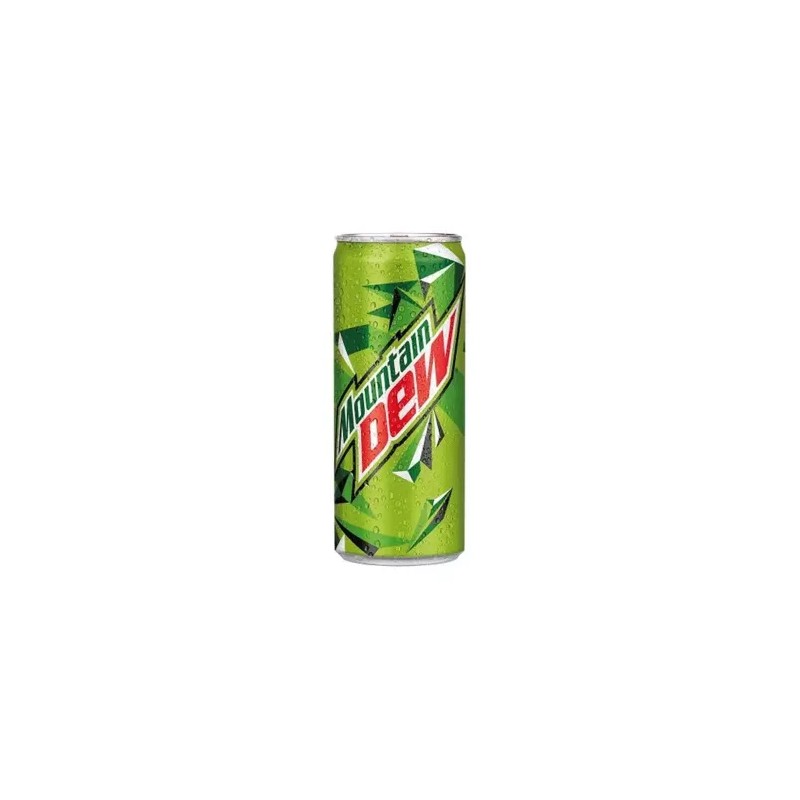 Mountain Dew citrus aromákkal ízesített szénsavas üdítő 0.33l dobozos, drs