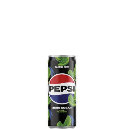 Pepsi lime sleek dobozos üdítő 0,33l, drs