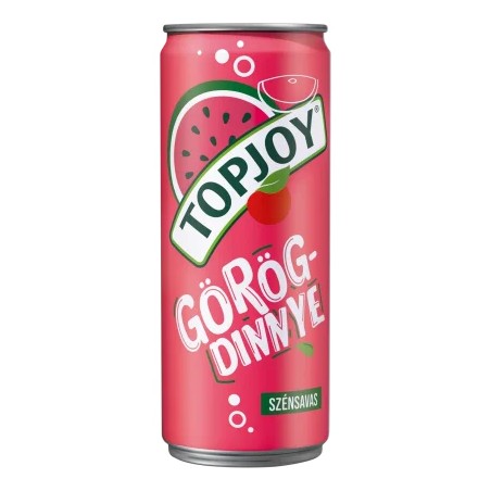 Top Joy görögdinnye ízű szénsavas üdítő, dobozos, 0,33l, drs