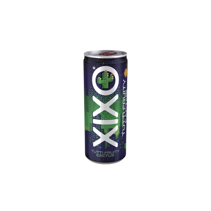 Xixo szénsavas üdítő tutti fruity kaktusz 250ml, drs