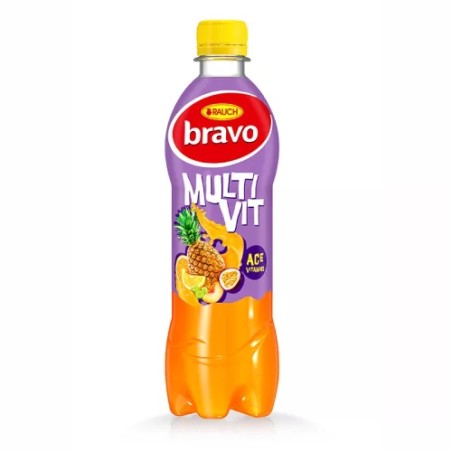 Rauch Bravo multivitamin gyümölcsital 0,5 l vegyesgyümölcs ízű 12%, drs