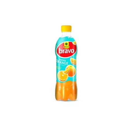 Rauch Bravo Sunny Orange gyümölcsital 0,5 l narancs ízű 10%, drs