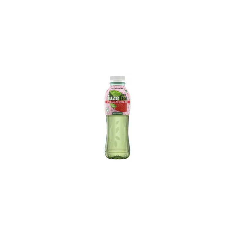 Fuze tea zöld tea-eper-aloe vera 0,5l PET, drs