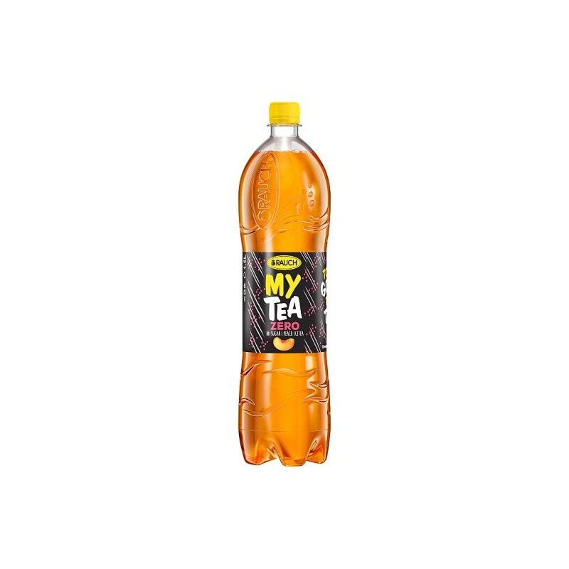 Rauch My Tea Zero cukormentes ice tea őszibarackos üdítőital fekete teából, édesítőszerekkel 1,5 l, drs