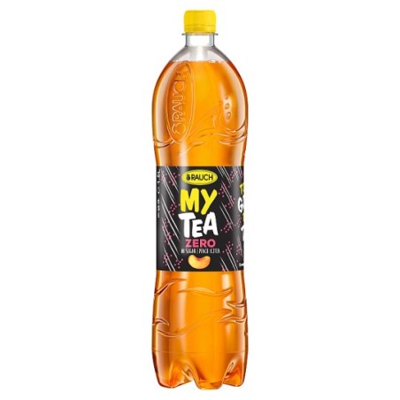 Rauch My Tea Zero cukormentes ice tea őszibarackos üdítőital fekete teából, édesítőszerekkel 1,5 l, drs