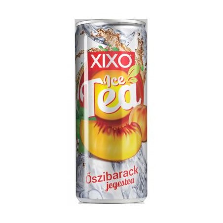 Xixo ice tea 0,25l őszibarack, drs