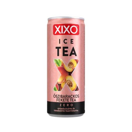 Xixo ice tea őszibarack zero 0,25l, drs