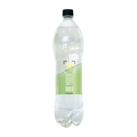 MIRROR Bodza 1,5 L PET, energiamentes szénsavas üdítőital édesítőszerekkel, drs