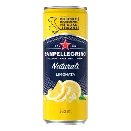 San Pellegrino Limonata szénsavas citrom ital 0,33l, dobozos, drs