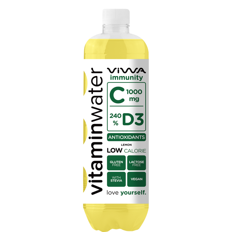 Viwa Immunity C-1000+D  vitaminvíz 0,6l, drs