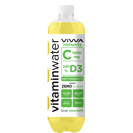 Viwa Immunity C-1000 +D vitaminvíz 0,6l DRS