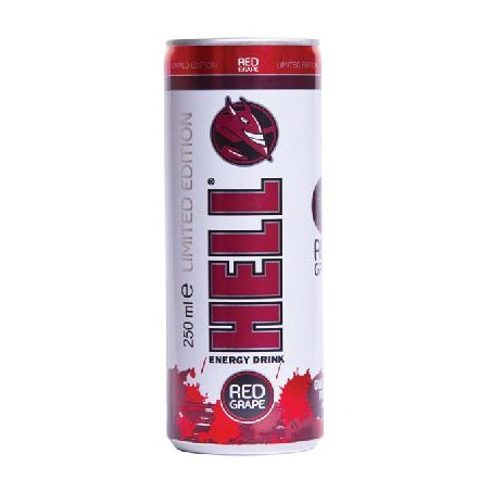 Hell energiaital red grape 0,25l, drs